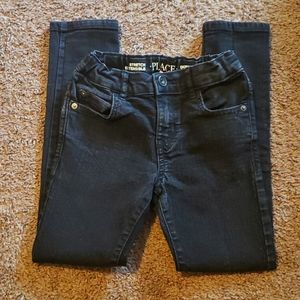 2/$15 Boy's size 7 Children's Place skinny black jeans